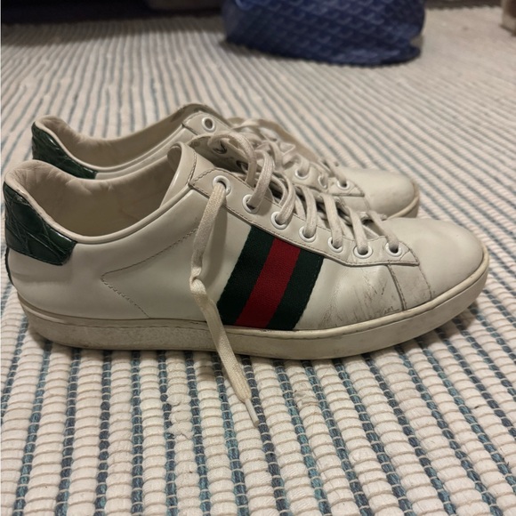 GUCCI WOMENS ACE LOWTOP SNEAKER- EU 37 1/2 - Picture 10 of 10
